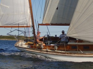 Sailing near Cuttyhunk.